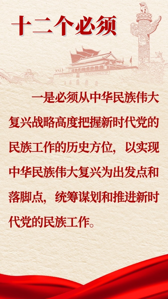 中央民族工作會議會議精神圖解